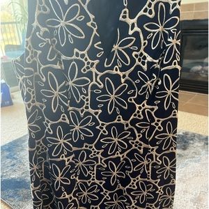 Lilly Pulitzer dark blue with gold thread dress size 8